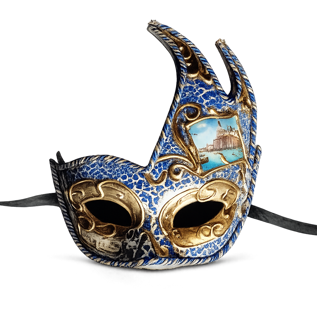 Venetiansk barokkmaske med motiv