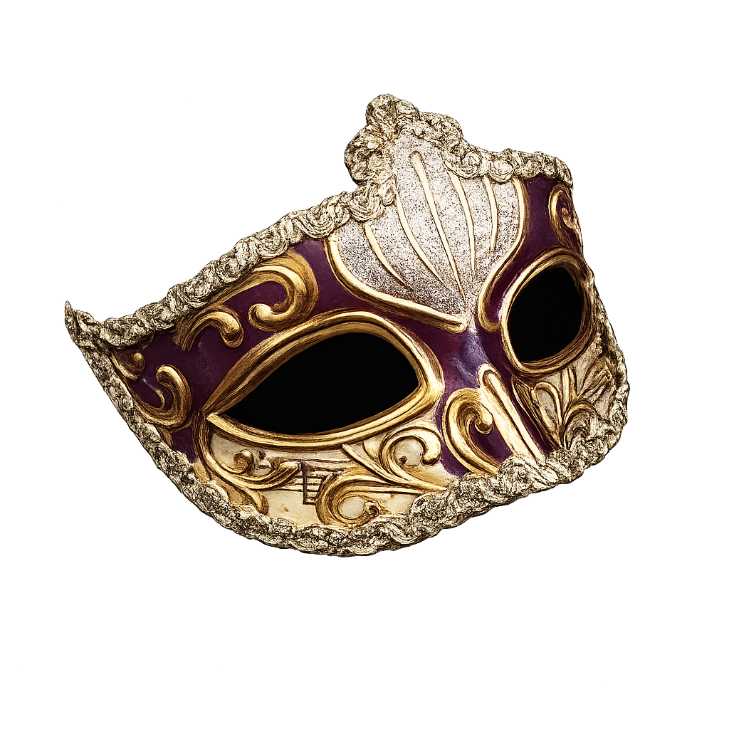 Klassisk venetiansk barokkmaske