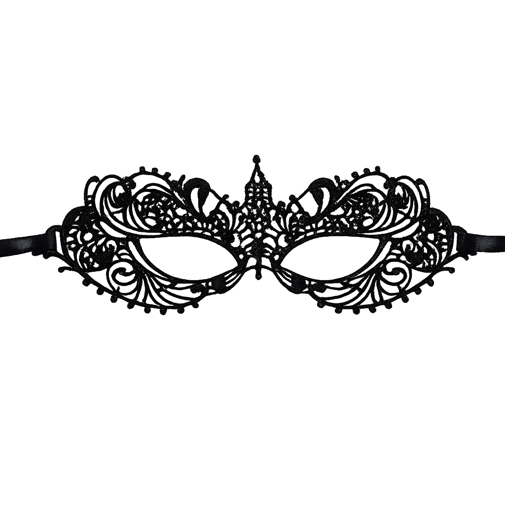 Noir Elegance Maskerademaske