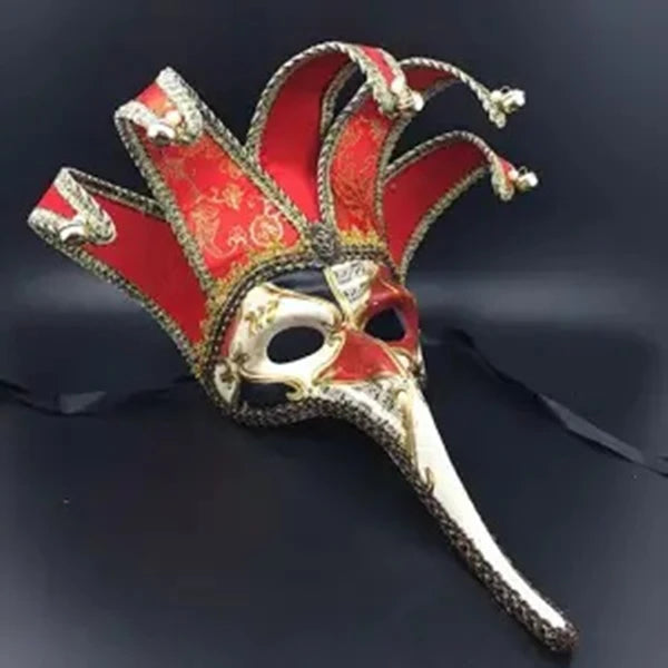 Narrmaske med lang nese