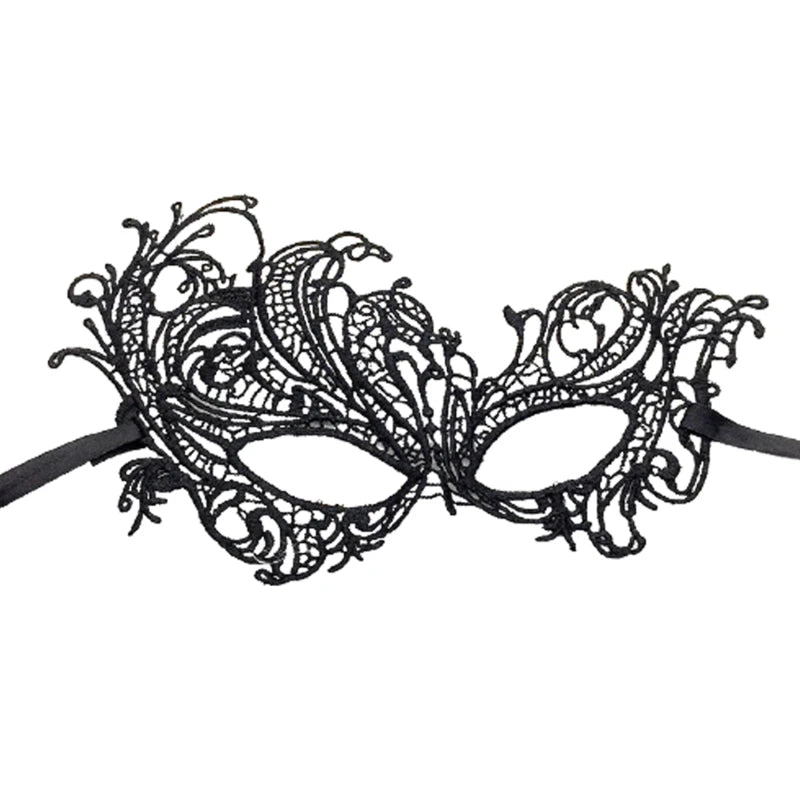 Noir Elegance Maskerademaske