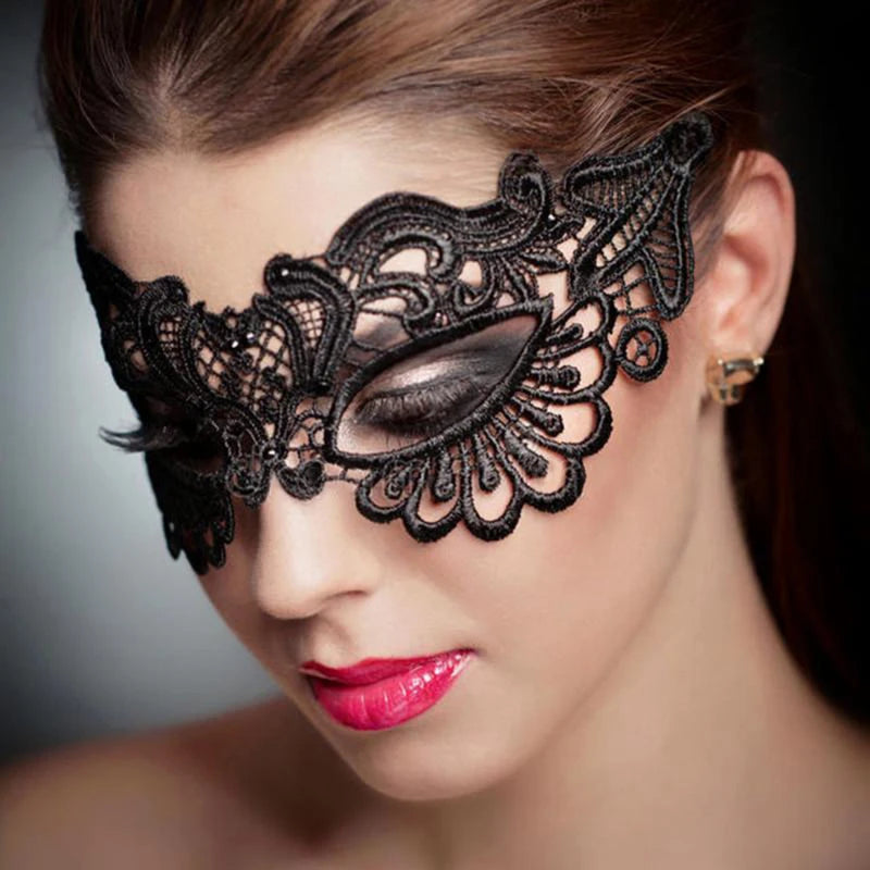 Noir Elegance Maskerademaske
