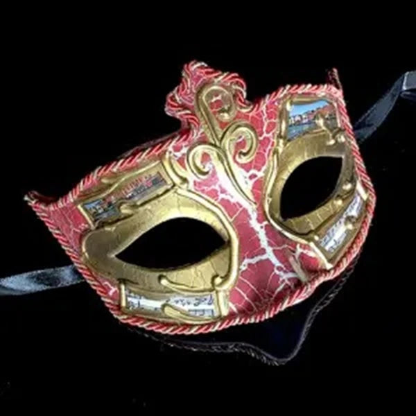 Venetiansk barokkmaske med motiv